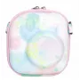 LOVEINSTANT Funda protectora para Fujifilm Instax Mini 99/12/11/9/8/7+/40, piel de PU con degradado multicolor