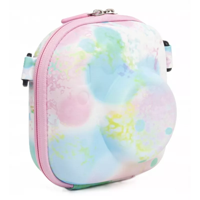 LOVEINSTANT Funda protectora para Fujifilm Instax Mini 99/12/11/9/8/7+/40, piel de PU con degradado multicolor
