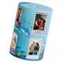 LOVEINSTANT Marco de fotos plegable en forma de cubo para 24 fotos Instax Mini - Sea Blue