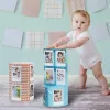 LOVEINSTANT Marco de fotos plegable en forma de cubo para 24 fotos Instax Mini - Sea Blue