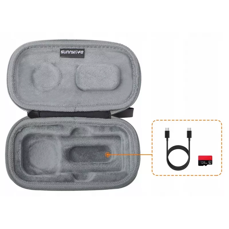 SUNNYLIFE Funda protectora rígida para Insta360 X4 - Negro