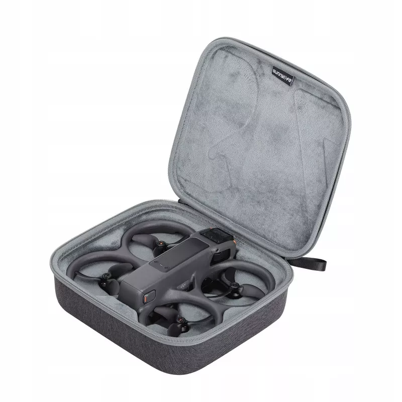 SUNNYLIFE Maletín rígido de transporte para dron DJI Avata 2, Goggles 3, RC Motion 3, baterías y accesorios - Negro