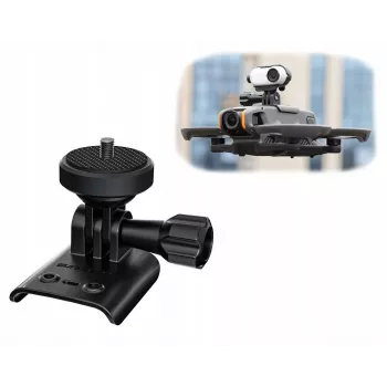 SUNNYLIFE Soporte de cámara para DJI Avata 2, GoPro y rosca de 1/4