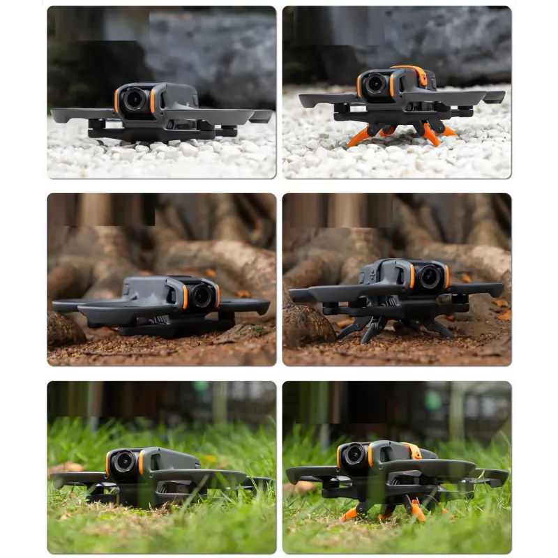 SUNNYLIFE Patas de extensión de tren de aterrizaje para dron DJI Avata 2 - Gris (4 uds.)