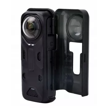 SUNNYLIFE Funda protectora rígida para cámara de acción Insta360 X4 - Negro