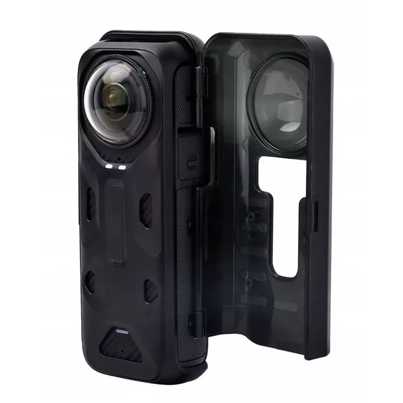 SUNNYLIFE Funda protectora rígida para cámara de acción Insta360 X4 - Negro
