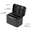PULUZ Cargador USB de doble batería para Insta360 X4 - PU999B