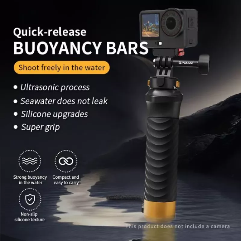PULUZ Empuñadura flotante de flotabilidad para cámaras de acción GoPro SJCAM Xiaomi DJI Insta360 PU1053B