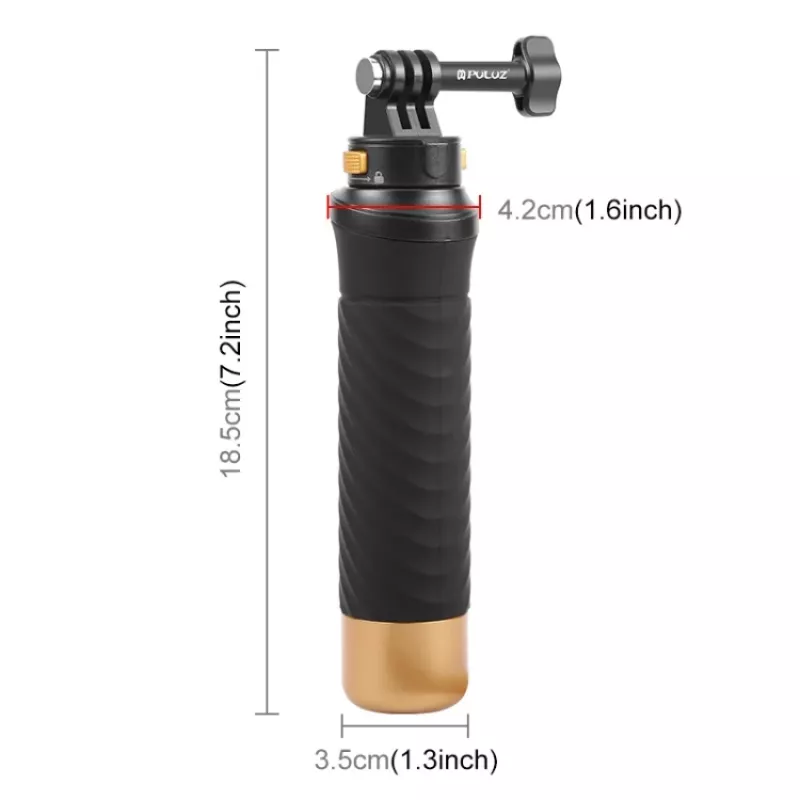PULUZ Empuñadura flotante de flotabilidad para cámaras de acción GoPro SJCAM Xiaomi DJI Insta360 PU1053B