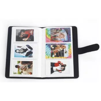 LOVEINSTANT Álbum de fotos para 96 fotos compatible con Fujifilm Instax Mini 99, 12, 40, 11, 9, Evo, LiPlay, Link – diseño de tulipanes