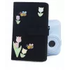 LOVEINSTANT Álbum de fotos para 96 fotos compatible con Fujifilm Instax Mini 99, 12, 40, 11, 9, Evo, LiPlay, Link – diseño de tulipanes