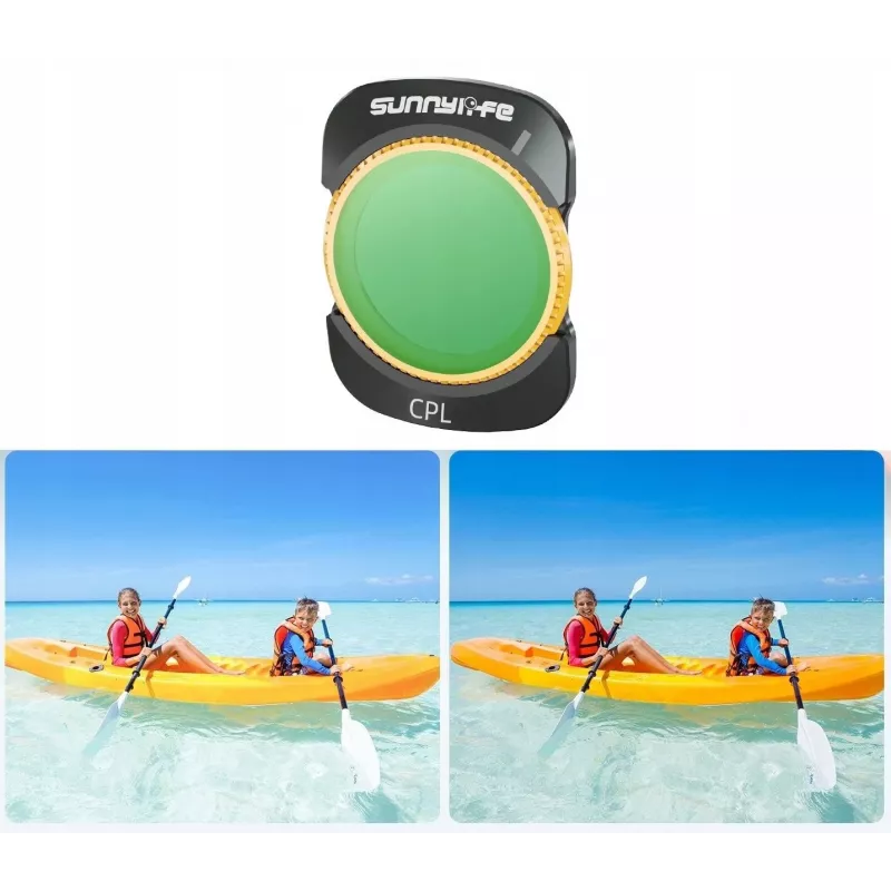 SUNNYLIFE Filtro polarizador circular CPL MC multicapa para DJI Osmo Pocket 3 OP3-FI854-C