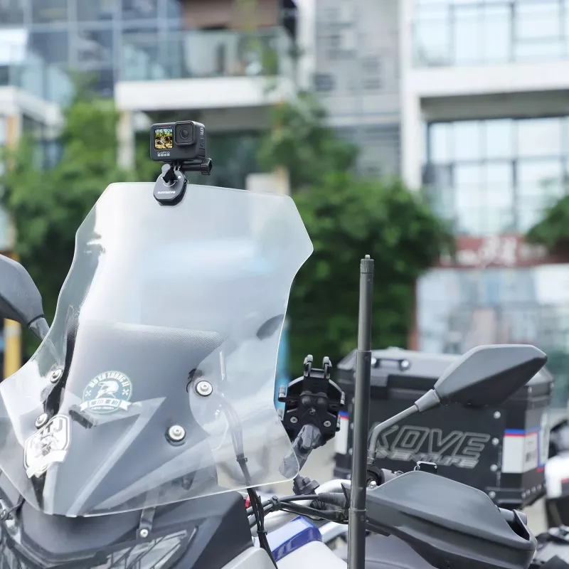 SUNNYLIFE Soporte con ventosa para parabrisas de moto compatible con GoPro SJCAM Xiaomi DJI Insta360 ZJ846-D