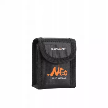SUNNYLIFE Bolsa ignífuga para 2 baterías DJI Neo / Neo 2