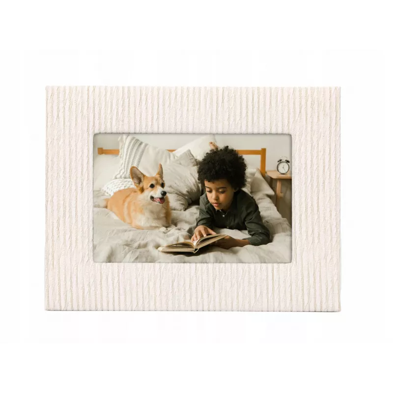 Marco de fotos de pie para foto de 10x15 cm Ecru Beige vertical horizontal Loveinstant