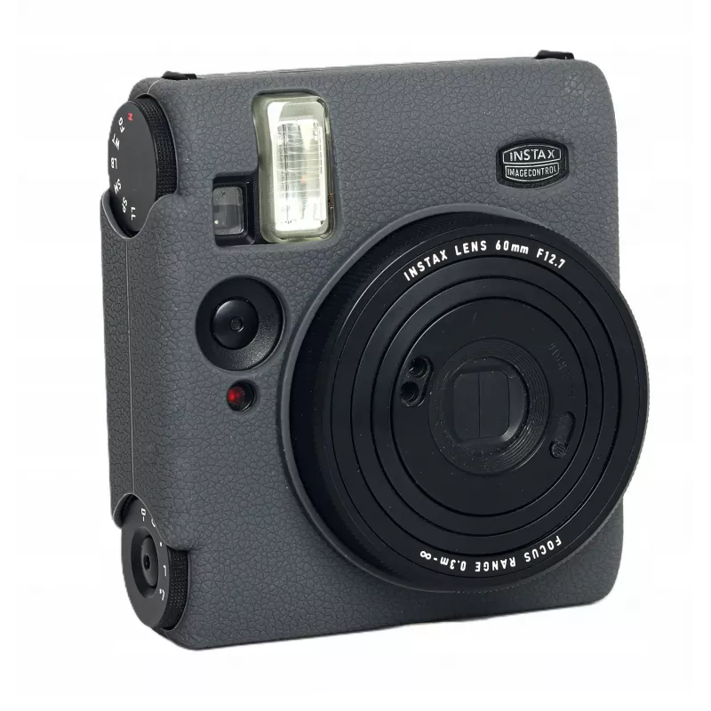 LOVEINSTANT Funda de silicona para Fujifilm Instax Mini 99 - Gris