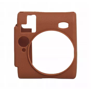 LOVEINSTANT Funda protectora de silicona para Fujifilm Instax Mini 99 - Marrón