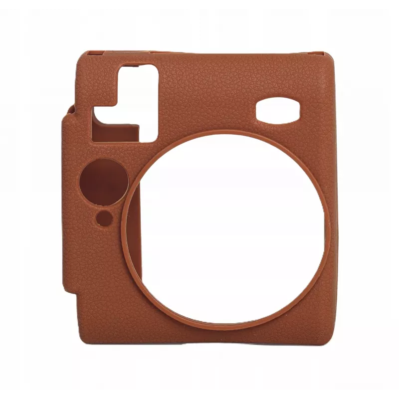 LOVEINSTANT Funda protectora de silicona para Fujifilm Instax Mini 99 - Marrón