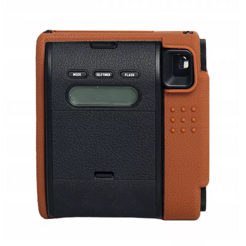 LOVEINSTANT Funda protectora de silicona para Fujifilm Instax Mini 99 - Marrón