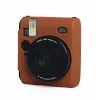 LOVEINSTANT Funda protectora de silicona para Fujifilm Instax Mini 99 - Marrón