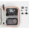 SUNNYLIFE Funda de transporte protectora para DJI Osmo Action 3, 4, 5 Pro - Carcasa rígida de EVA, resistente a golpes, negra
