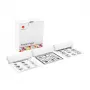 Phomemo 3 rollos de papel de etiquetas autoadhesivas Blanco 110mm para Phomemo M832 M04S M04AS / Q22-RMS10-107