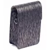 LOVEINSTANT Funda de cámara para Fujifilm Instax Mini LiPlay - Negro con costuras plateadas
