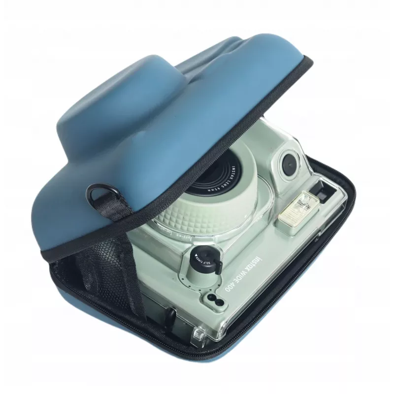 LOVEINSTANT Funda protectora rígida para cámara Fujifilm Instax Wide 400 - azul