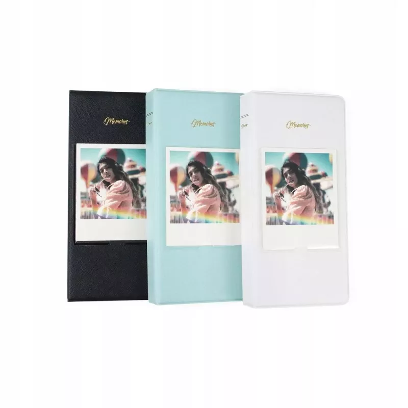 LOVEINSTANT Álbum de fotos 64 fotos para Fuji Instax Wide, Square, Polaroid 600, SX-70, Now / marrón
