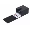 LOVEINSTANT Caja de almacenamiento de fotos para 100 copias - compatible con Fuji Instax Wide, Square, Polaroid 600, Now - negra con ventana