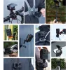 SUNNYLIFE Soporte de marco + tapa de objetivo para DJI Osmo Action 5 Pro / 4 / 3 - negro