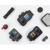 SUNNYLIFE Soporte adaptador para DJI Osmo Action 5 Pro / 5 / 4 / 3 - zapata en frío ISO - negro