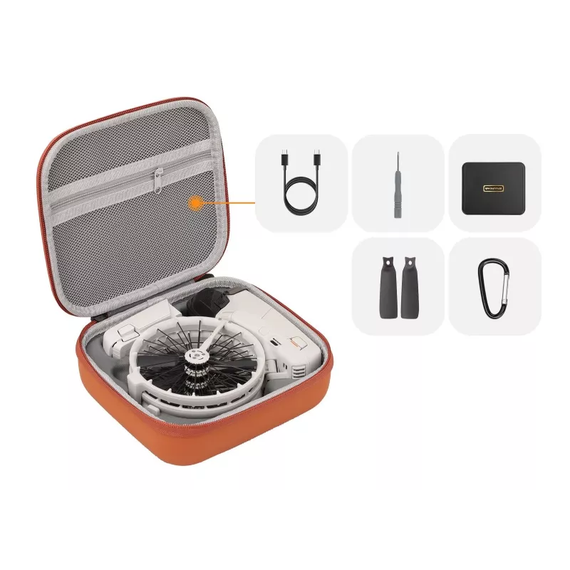 SUNNYLIFE Maletín rígido de transporte para dron DJI Flip - Negro (FP-B957-D)