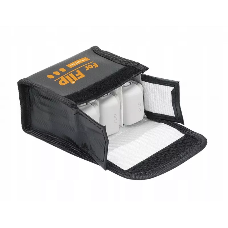SUNNYLIFE bolsa ignífuga para 3 baterías DJI Flip