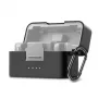 PULUZ Funda protectora de silicona para estuche de carga DJI Mic Mini - Negro