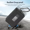 PULUZ Funda protectora de silicona para estuche de carga DJI Mic Mini - Negro