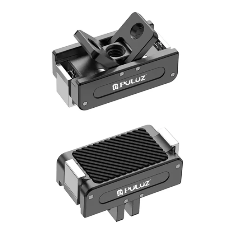 PULUZ Adaptador de rosca de 1/4 inch a montura GoPro para DJI Osmo Action 5 Pro / 4 / 3 - Negro
