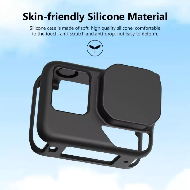 PULUZ Funda protectora de silicona para Insta360 Ace Pro 2 - Negro
