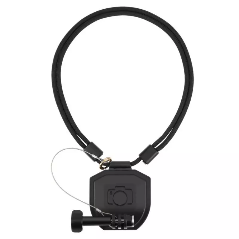 PULUZ Soporte magnético de cuello para GoPro Hero 13 12 11 Mini 10 9 8 7 6 5 Max / PU739B