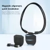 PULUZ Soporte magnético de cuello para GoPro Hero 13 12 11 Mini 10 9 8 7 6 5 Max / PU739B