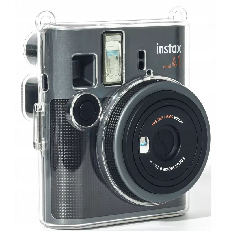 LOVEINSTANT Funda protectora rígida para cámara Fujifilm Instax Mini 41 - Transparente