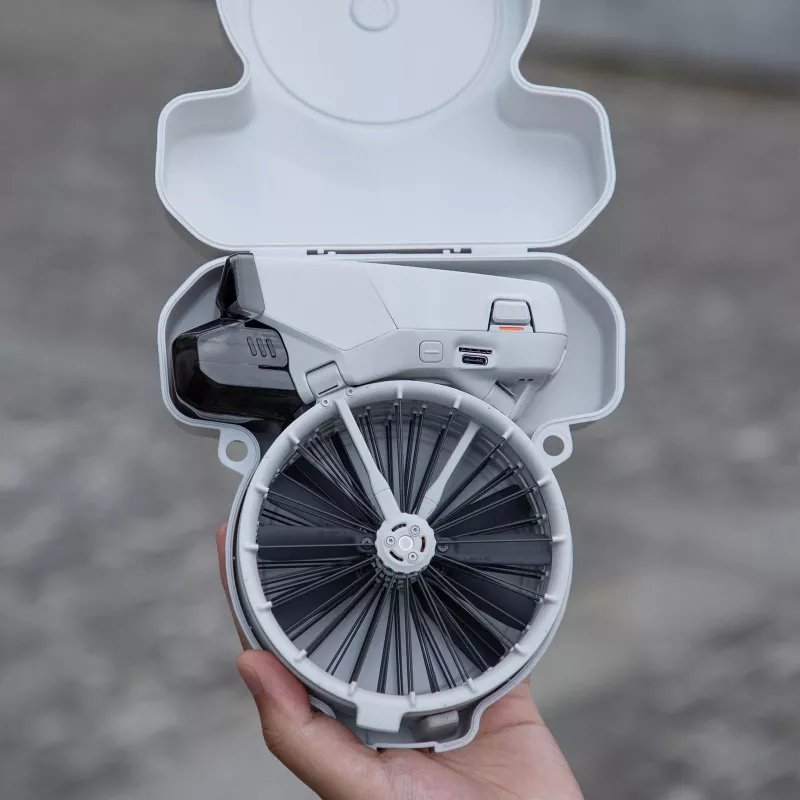 SUNNYLIFE Funda rígida de transporte para dron DJI Flip con correa al hombro, gris, FP-SN953-GY