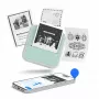 LOVEINSTANT S1 Impresora térmica Bluetooth para fotos, pegatinas, notas, etiquetas, 53mm, 203dpi, verde