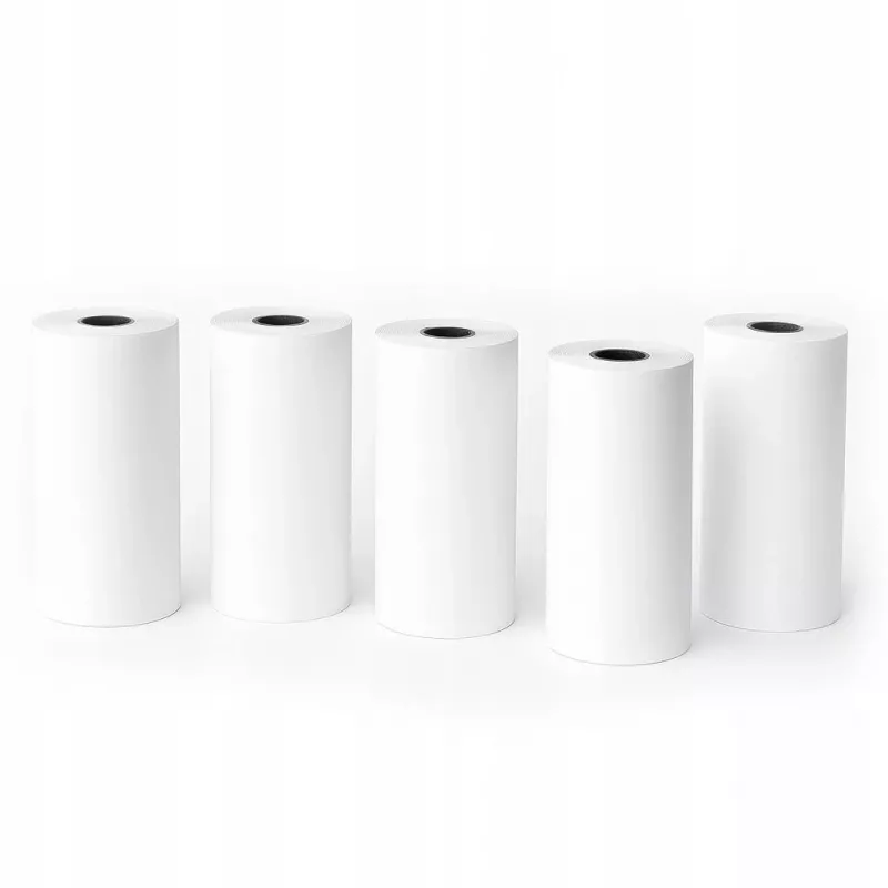 LOVEINSTANT Etiquetas de papel autoadhesivo blancas 5 rollos 3,5m para Love Instant X6 / S1 / Phomemo T02 / M02x