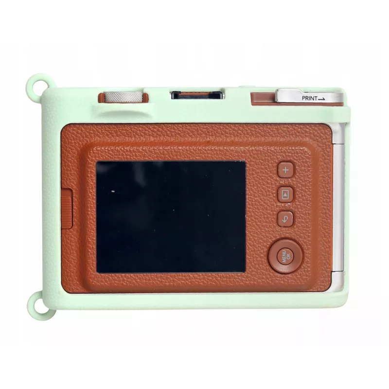 LOVEINSTANT Funda de silicona para Fujifilm Instax Mini Evo - Verde