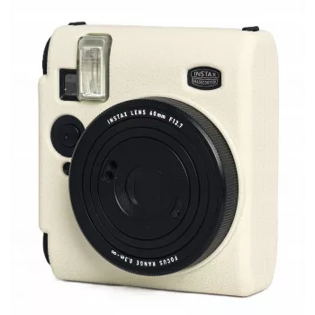 LOVEINSTANT Funda protectora de silicona para Fujifilm Instax Mini 99 - Blanca