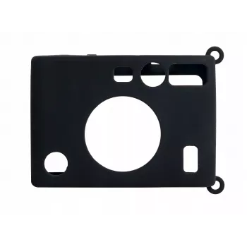 LOVEINSTANT Funda de silicona para Fujifilm Instax Mini Evo - Negra