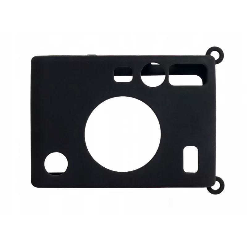 LOVEINSTANT Funda de silicona para Fujifilm Instax Mini Evo - Negra