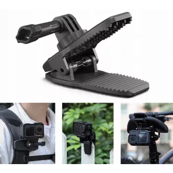 SUNNYLIFE Adaptador de montaje con clip de liberación rápida para cinturón, correa, arnés, imán, 1/4 de pulgada, GoPro