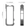PULUZ Funda protectora con soporte de marco con 2 soportes de zapata en frío y tapa de objetivo para Insta360 X4 (PU981B)